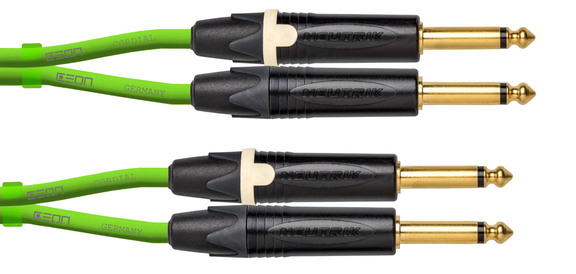 Cordial Ceon DJ JACK-JACK 3m Verde Cable