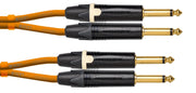 Cordial Ceon DJ JACK-JACK 3m Naranja Cable