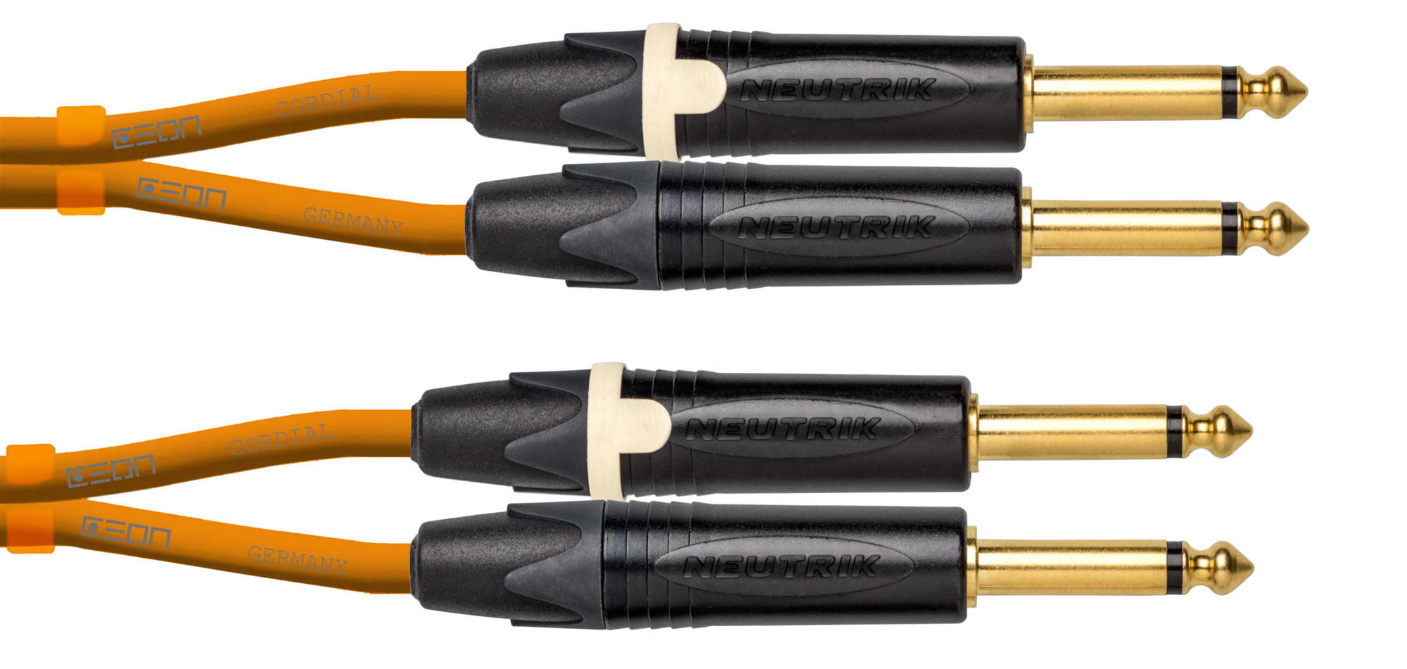 Cordial Ceon DJ JACK-JACK 1,5m Naranja Cable