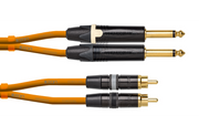 Cordial Ceon DJ JACK-RCA 1,5 metros Naranja