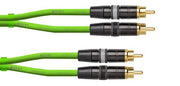 Cordial Ceon DJ RCA-RCA 3 metros Verde
