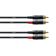 Cordial CFU 3 CC Cable 2RCA-2RCA 3 metros