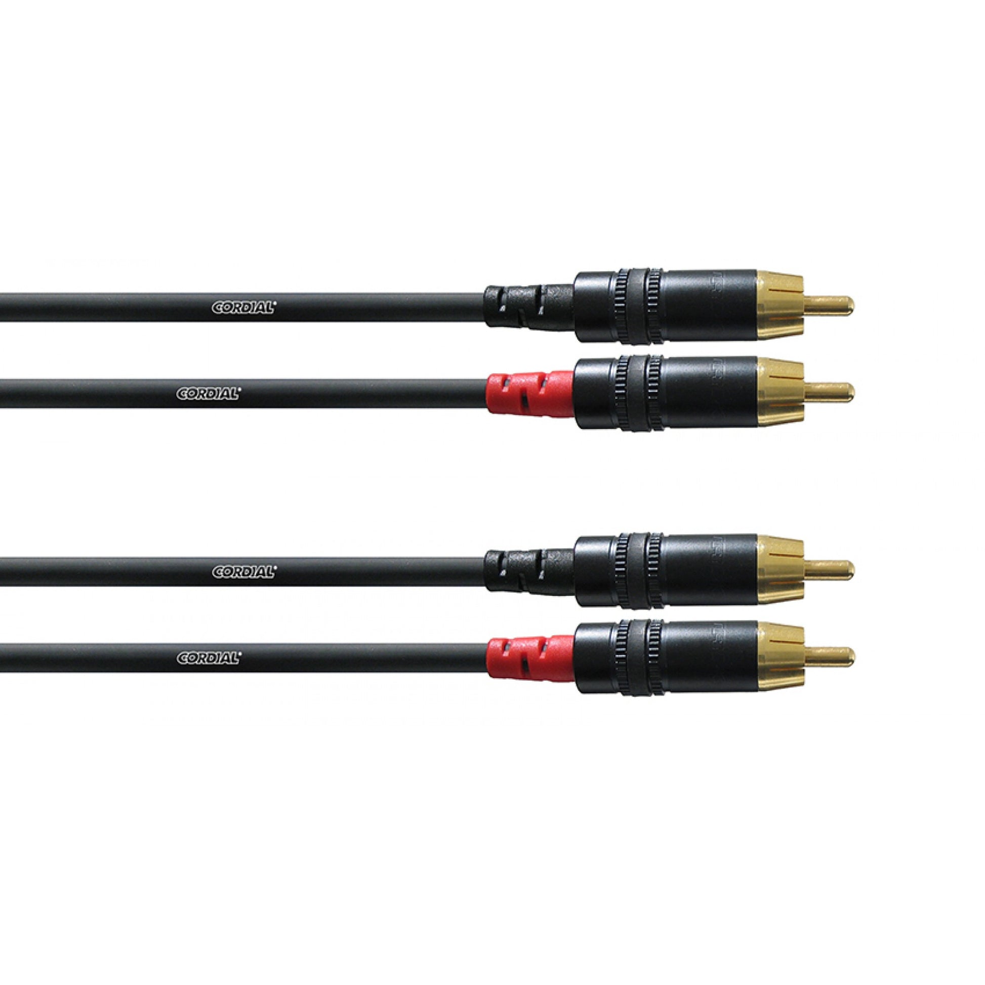 Cordial CFU 3 CC Cable 2RCA-2RCA 3 metros