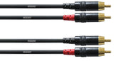 Cordial CFU 1.5 CC Cable 2RCA-2RCA 1,5 metros