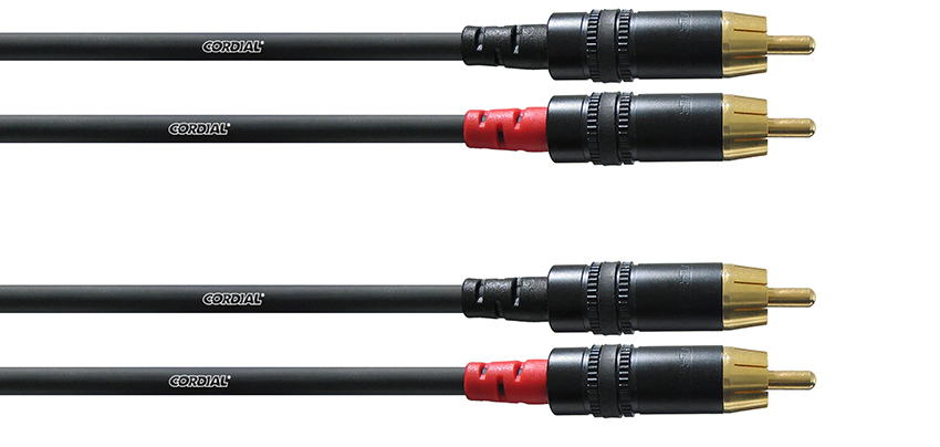 Cordial CFU 6 CC Cable 2RCA-2RCA 6 metros