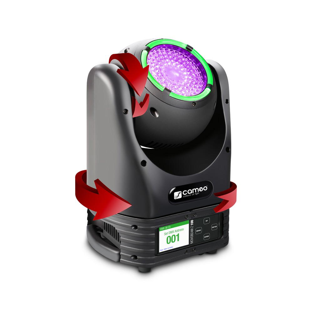 Cameo MOVO BEAM Z 100 Cabeza móvil con anillo LED