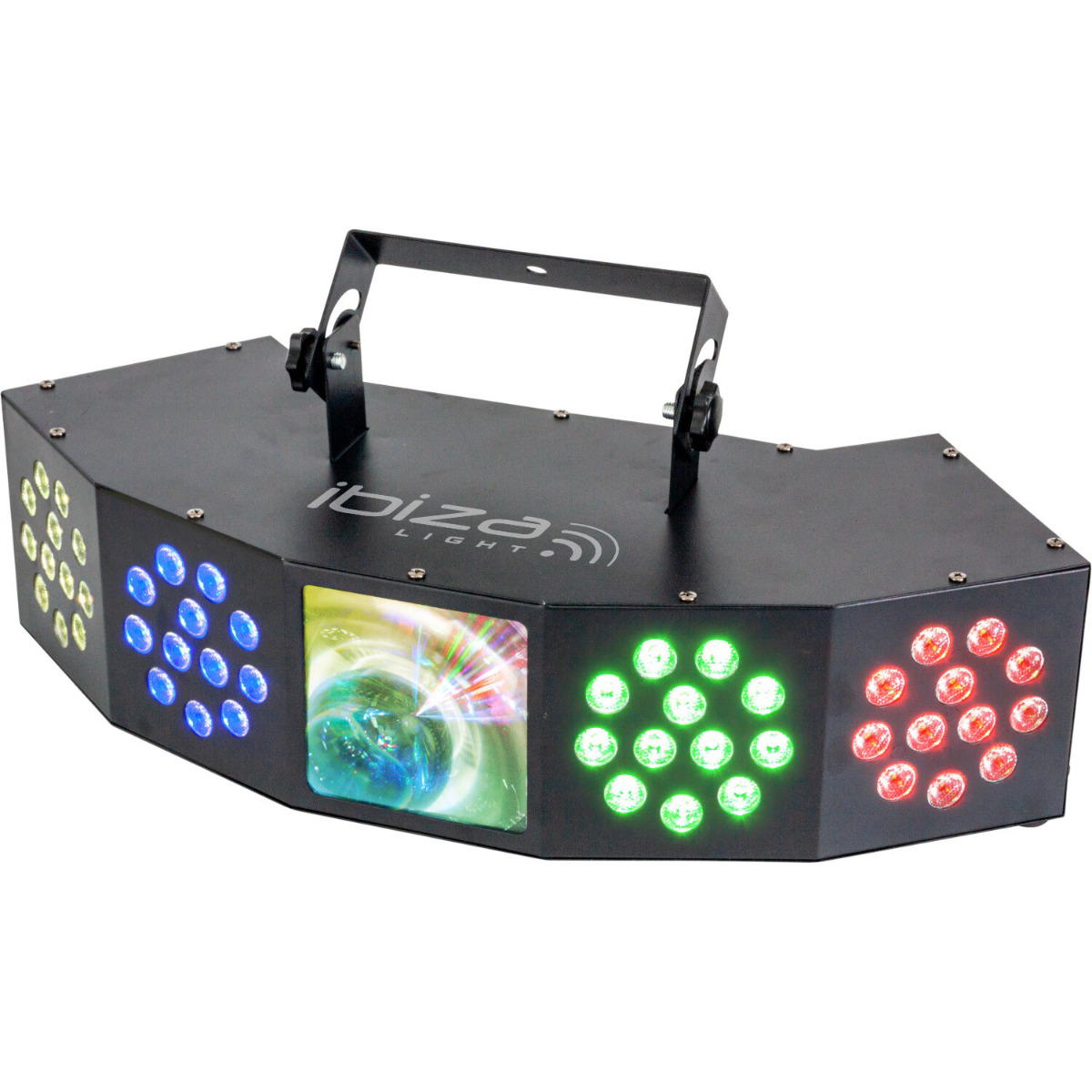IBIZA LIGHT COMBI-FX4 3-IN-1 LED LIGHT EFFECT WASH