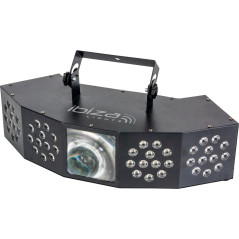 IBIZA LIGHT COMBI-FX4 3-IN-1 LED LIGHT EFFECT WASH