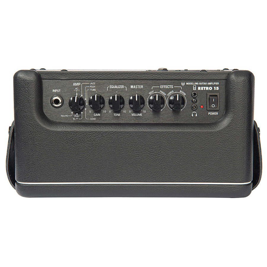 VINTAGE RETRO 15 AMPLIFIER WITH DSP - BLACK