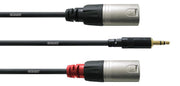 Cordial CFY 1,8 WMM Cable 2XLRm-JACK Estéreo 1,8 metros