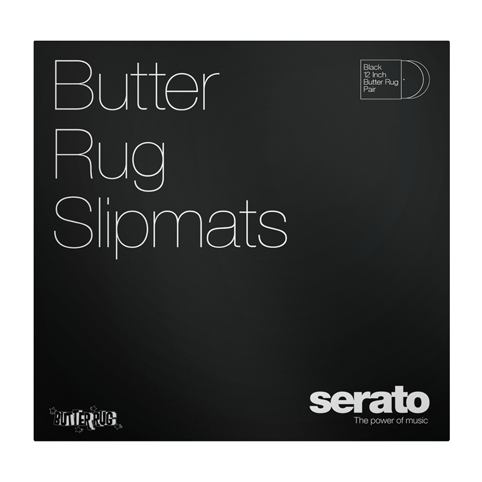 Serato Butter Rug Slipmat 12" Black