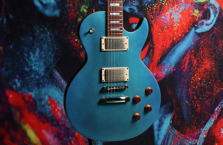 CORT Guitarra Eléctrica Cr200Fbl