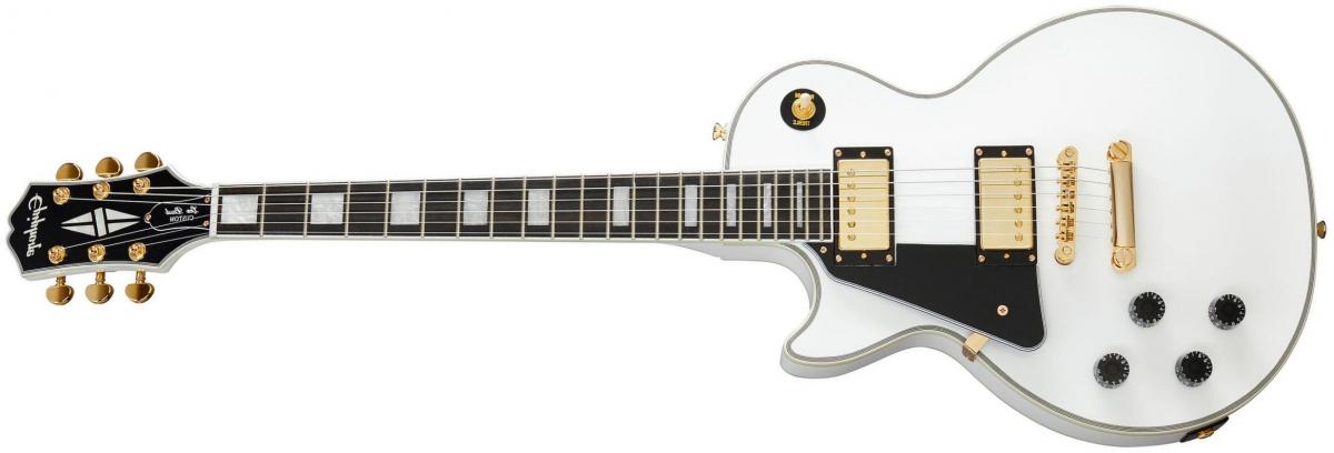 EPIPHONE LES PAUL CUSTOM ZURDO ALPINE WHITE