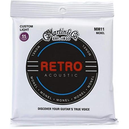 CUERDAS ACÚSTICA MARTIN RETRO MM11 11-52