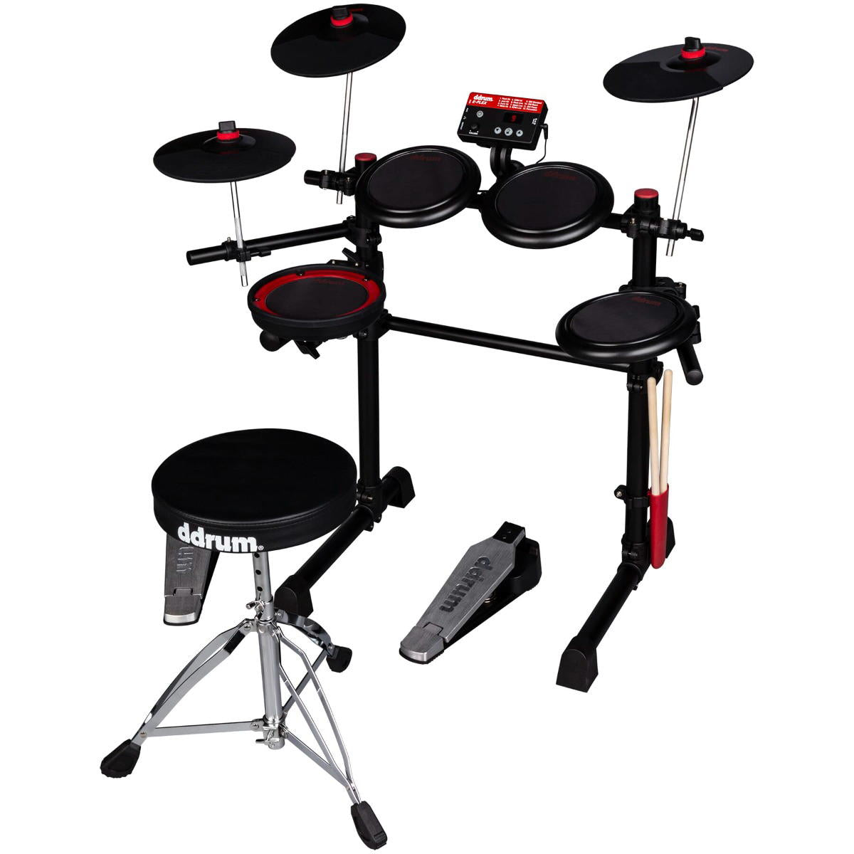 DDRUM KIT DD E FLEX BLACK RED