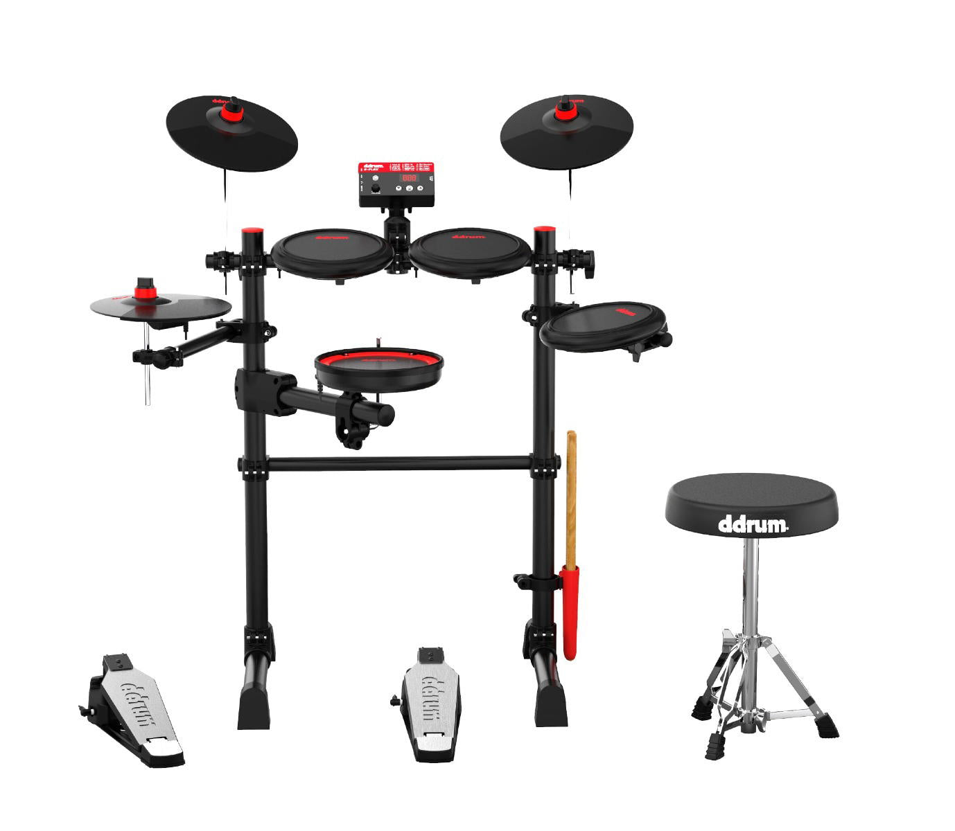 DDRUM KIT DD E FLEX BLACK RED