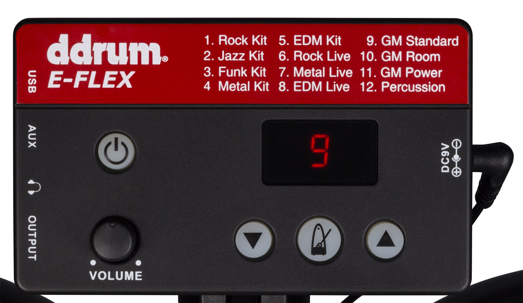 DDRUM KIT DD E FLEX BLACK RED