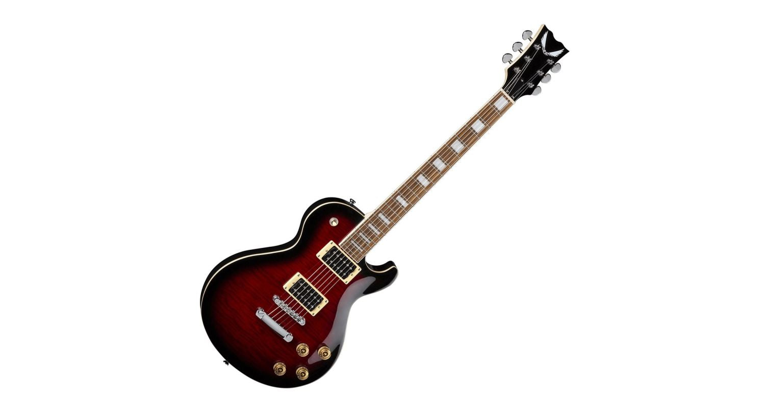Dean Guitars Guitars Thoroughbred X Flame Top Trans Red