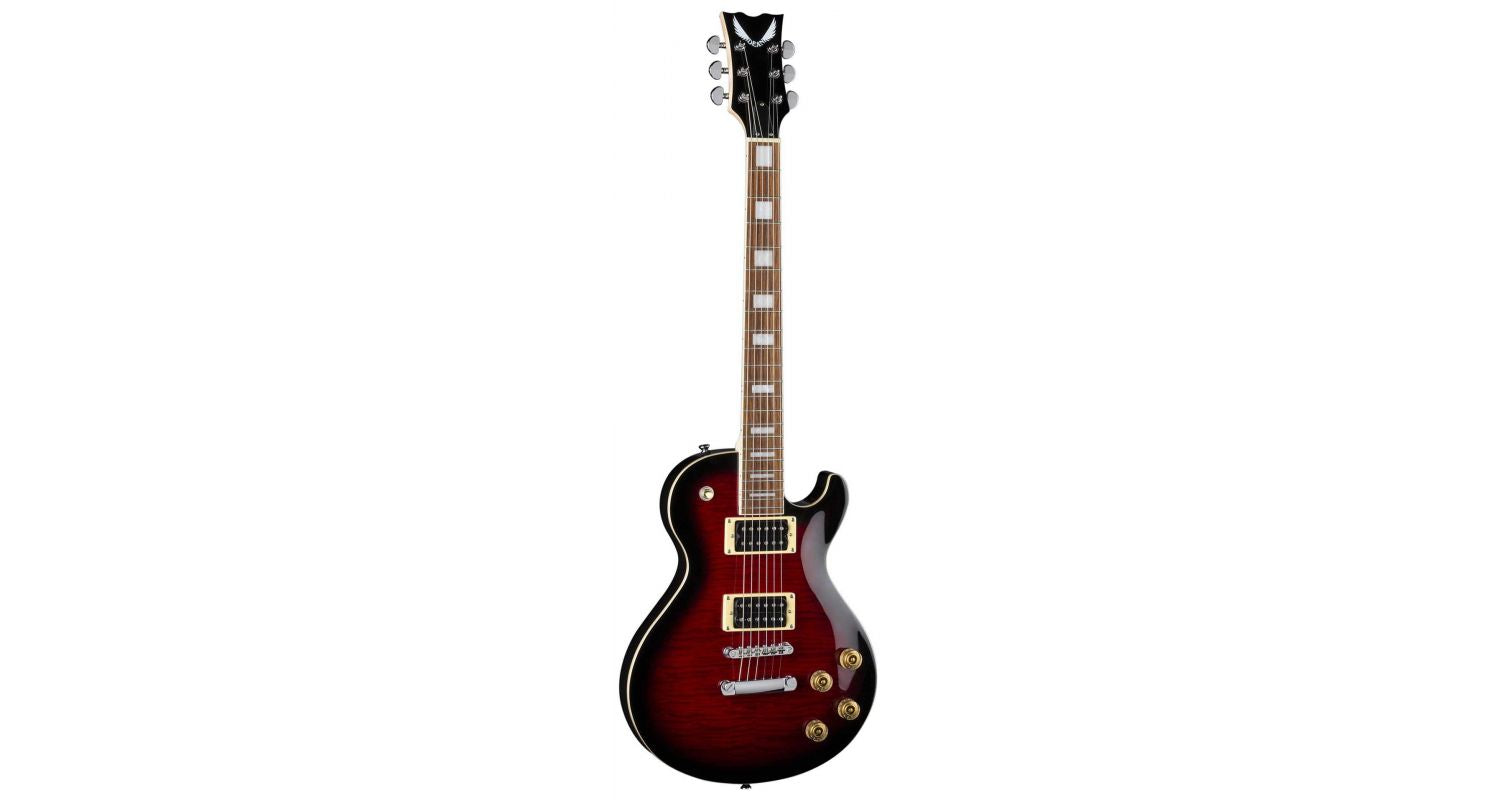 Dean Guitars Guitars Thoroughbred X Flame Top Trans Red
