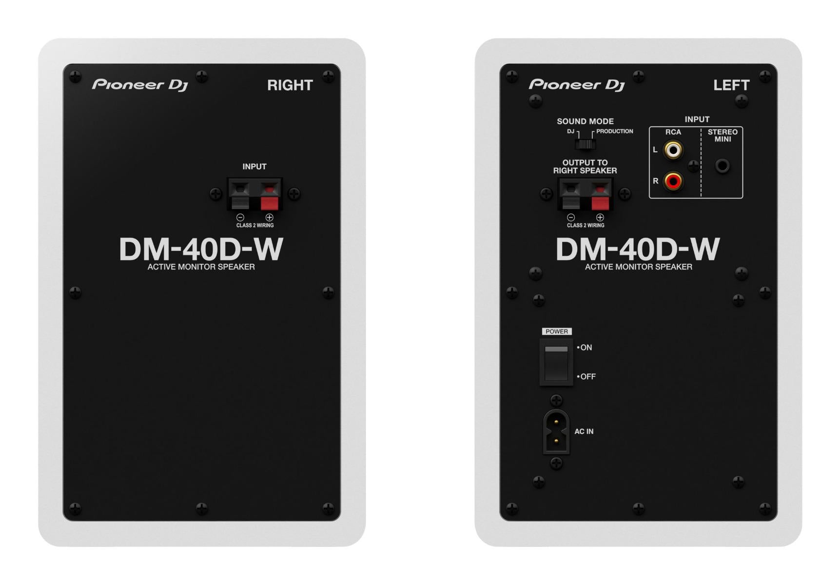 Pioneer DJ DM-40D White