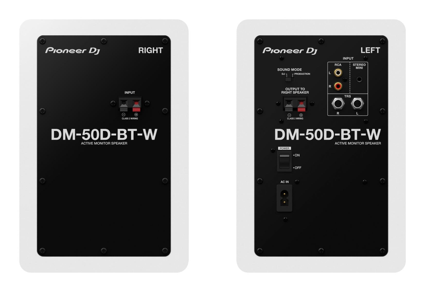 Pioneer DJ DM-50D BT White
