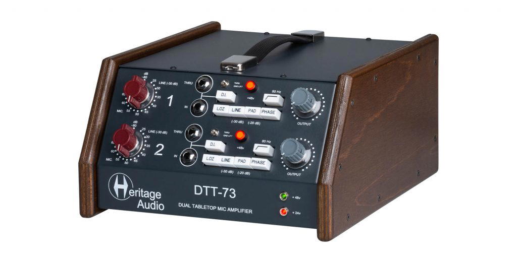 HERITAGE AUDIO DTT73 Stereo Mic Preamp DI in Table