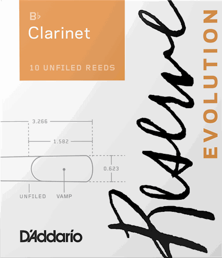D'AddarioWoodw. caña Reserve Evolution Clarinete S
