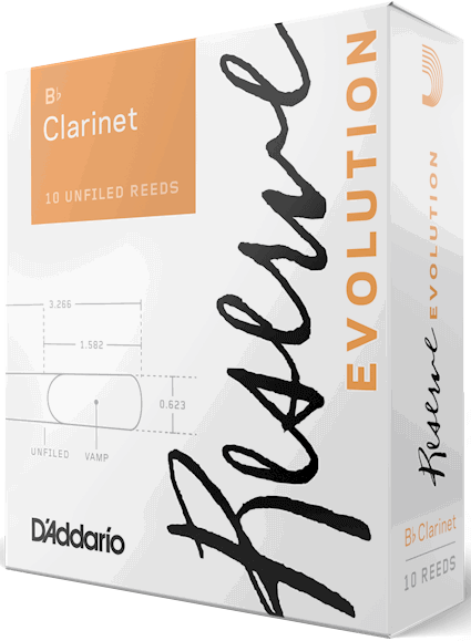 D'AddarioWoodw. caña Reserve Evolution Clarinete S