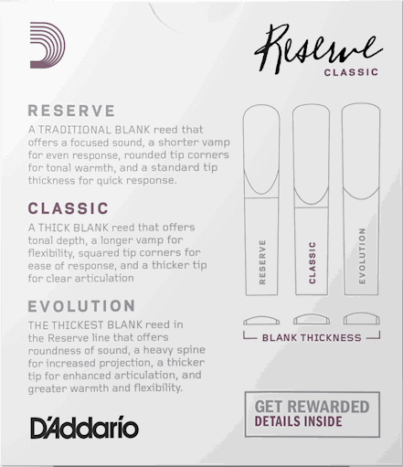 D'Addario Woodwinds Reserve Classic - Clarinete Sib