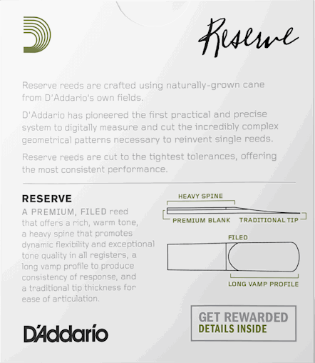 D'Addario Woodwinds Reserve - Saxo Alto 3.5 