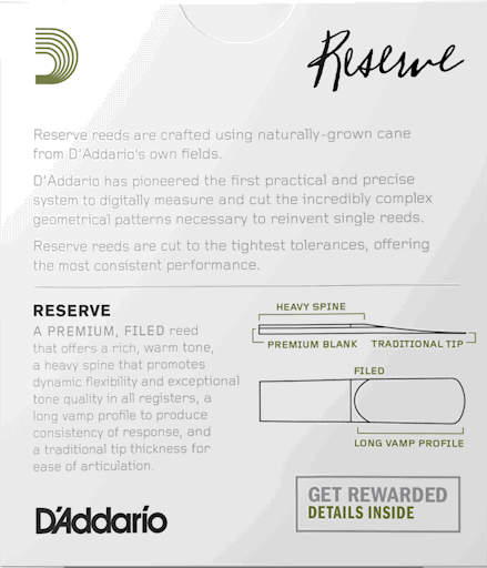 D'Addario Woodwinds Reserve - Saxo alto - 3.0 