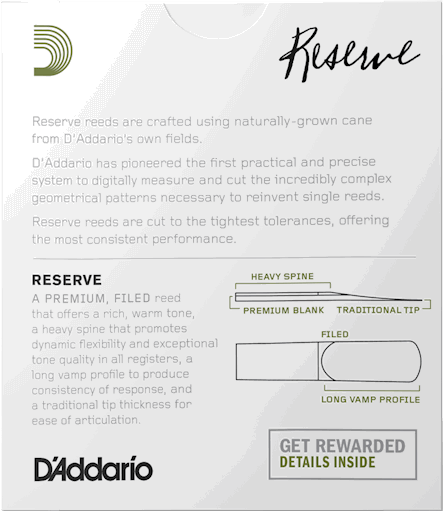 D'Addario Woodwinds Reserve - Cañas Saxo Alto - 3.