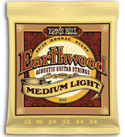 Ernie Ball Juego Acústica Earthwood Bz. Medium Ligt 12-54