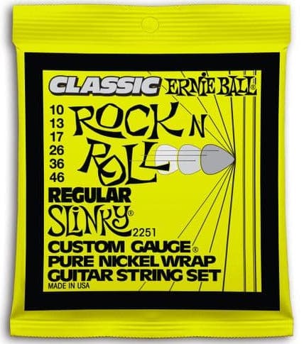 Ernie Ball Juego Eléctrica Slinky P.Nickel Regular 10-46