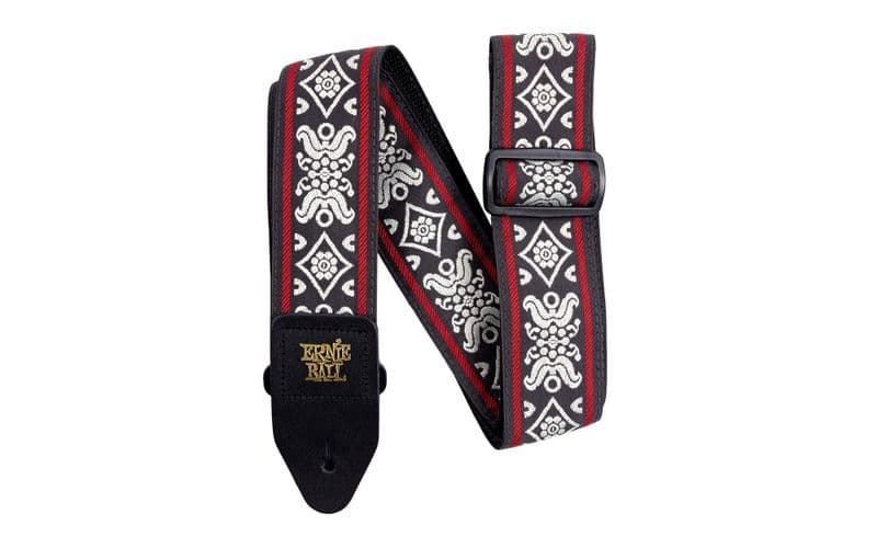 Ernie Ball Guit/Bass Jackquard Black/Red