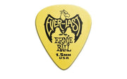 Ernie Ball Púas Everlast 1,5mm Amarillas 12u