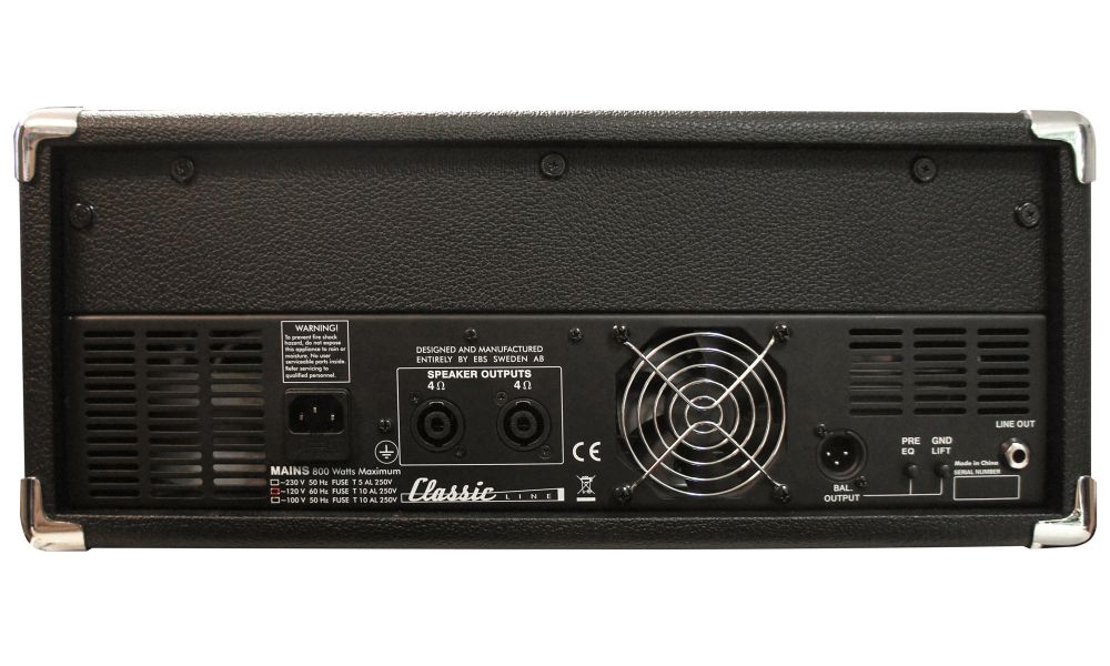 EBS AMPLIFICADOR BAJO CABEZAL CLASSIC 500 - 500W