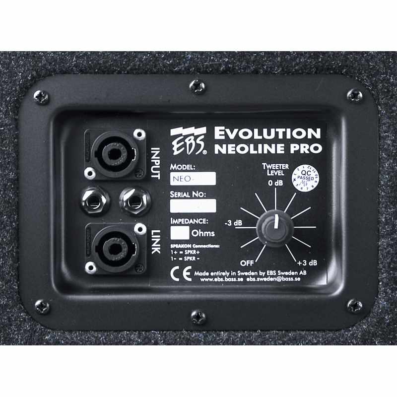 EBS PANTALLA BAJO NEO 4x10" Tweeter 8O - 1000W
