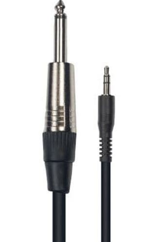 Yellow Cable de 3 m. Mini jack stereo macho a jack