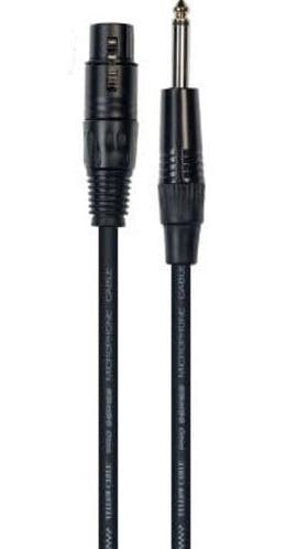 Yellow Cable Cable de 5 metros de largo. Jack mono a XLR hembra