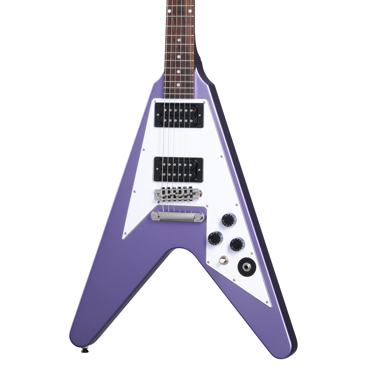EPIPHONE KIRK HAMMET 1979 FLYING V PURPLE METALLIC