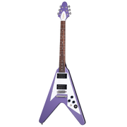 EPIPHONE KIRK HAMMET 1979 FLYING V PURPLE METALLIC