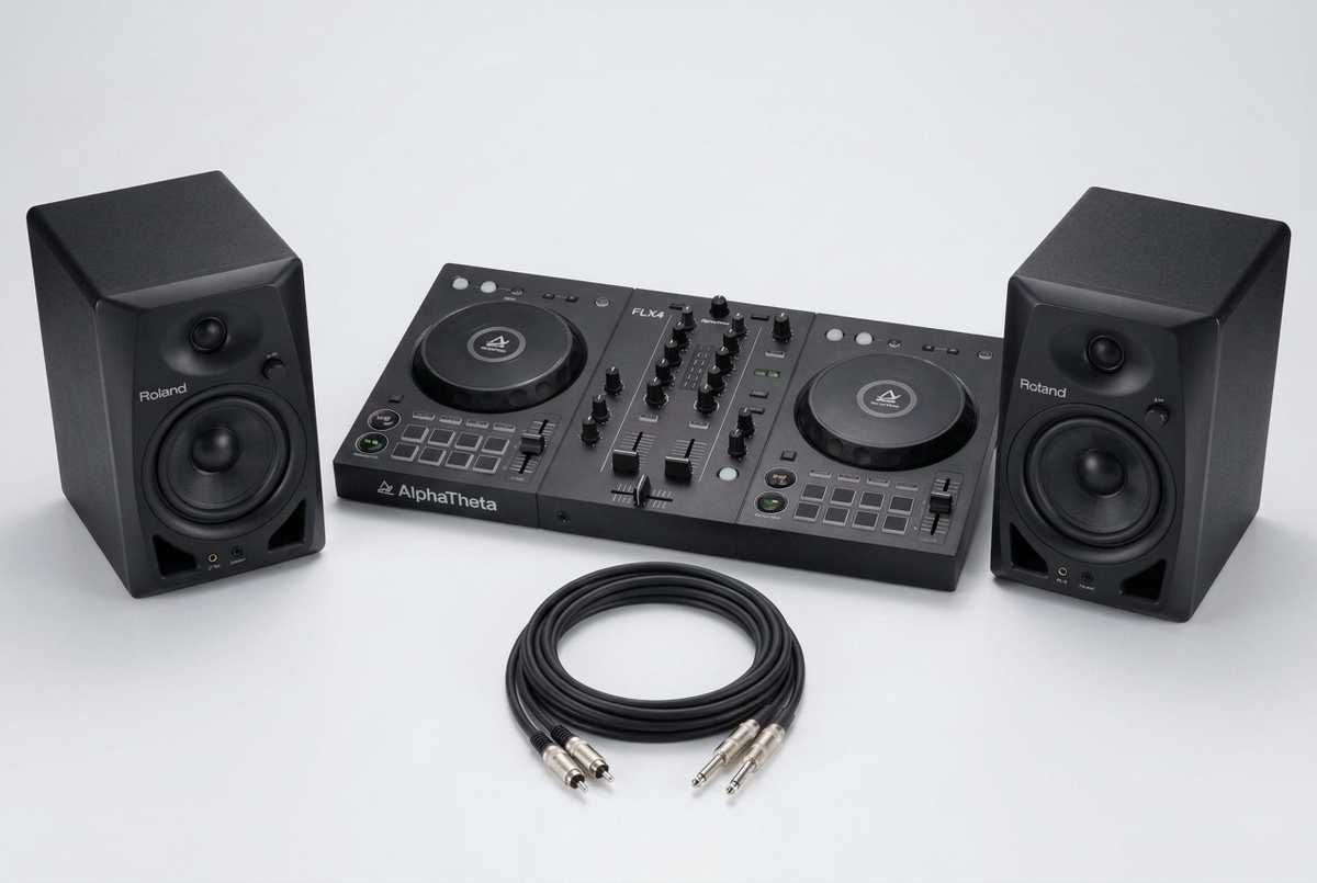 Pack Flx4 + Pioneer DM-40D + Cable Roland de 3m