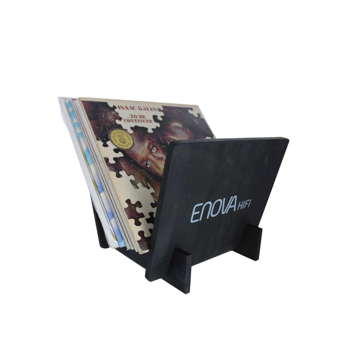 Enova Hifi Mueble VInilos Negro VR 25 BL