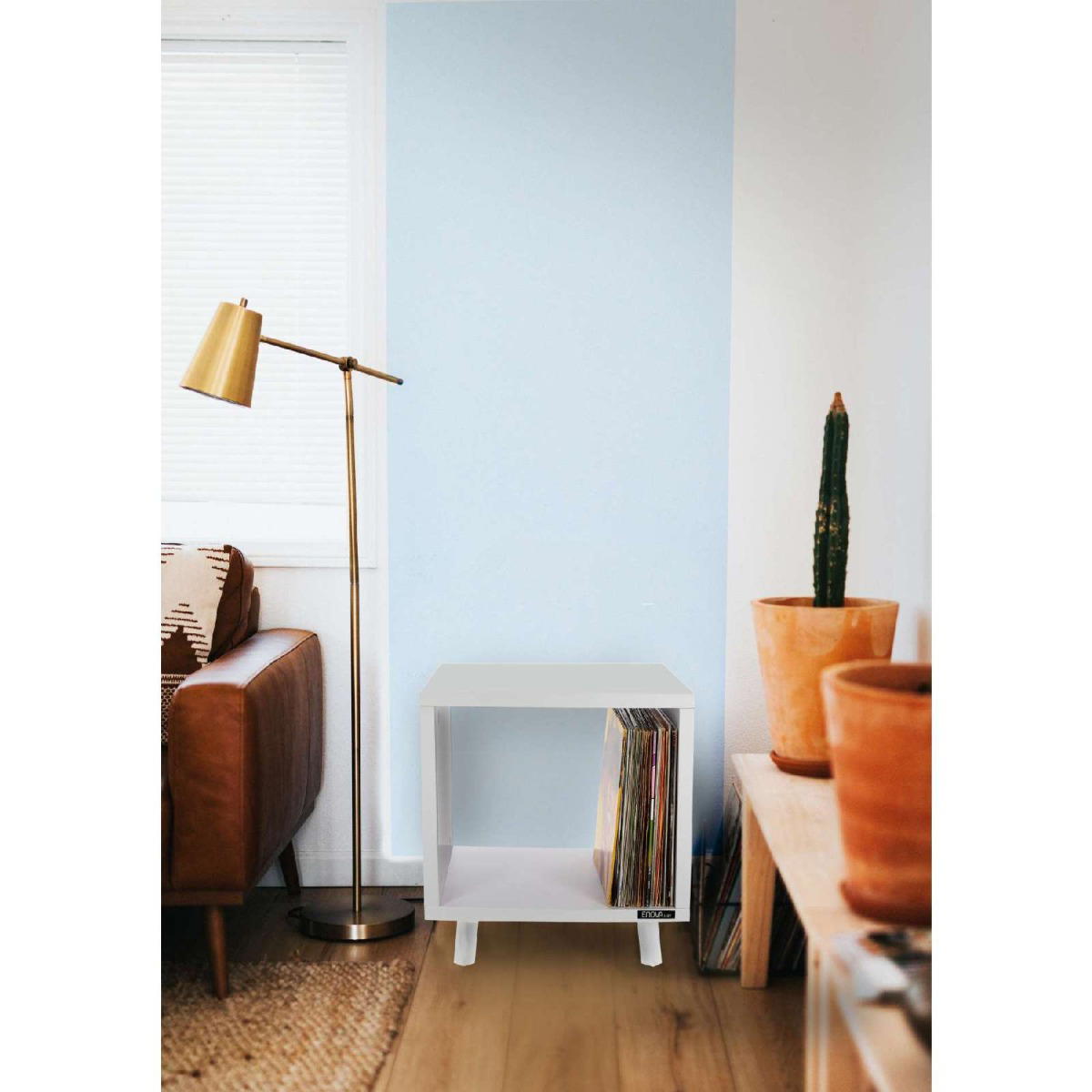 Enova Hifi Mueble Vinilos Lover Cube WH