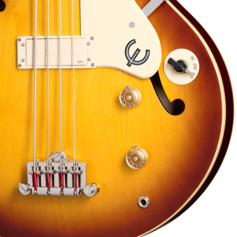 EPIPHONE JACK CASADY FRETLESS AGED ROYAL TAN