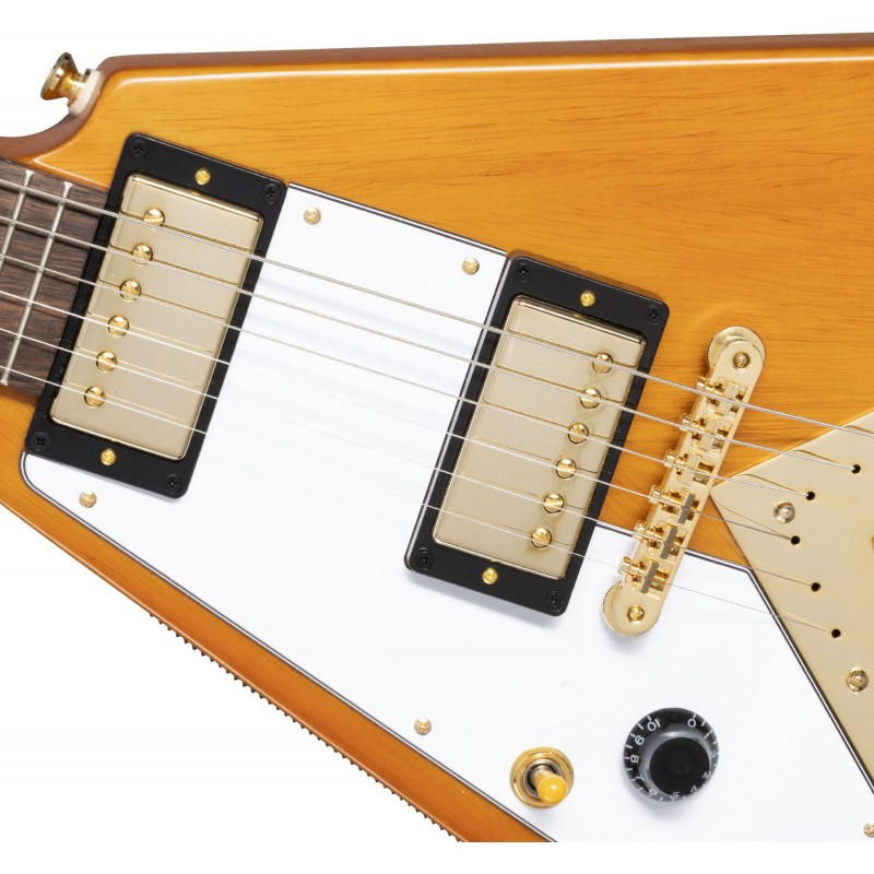 EPIPHONE KORINA FLYING V CON ESTUCHE ZURDO AGED NA