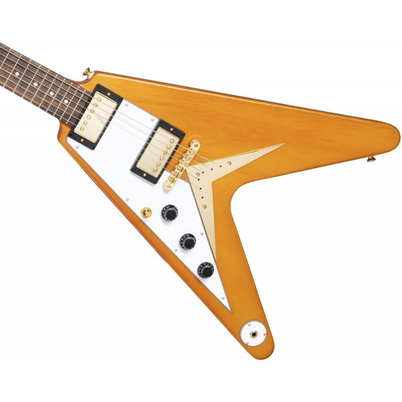 EPIPHONE KORINA FLYING V CON ESTUCHE ZURDO AGED NA