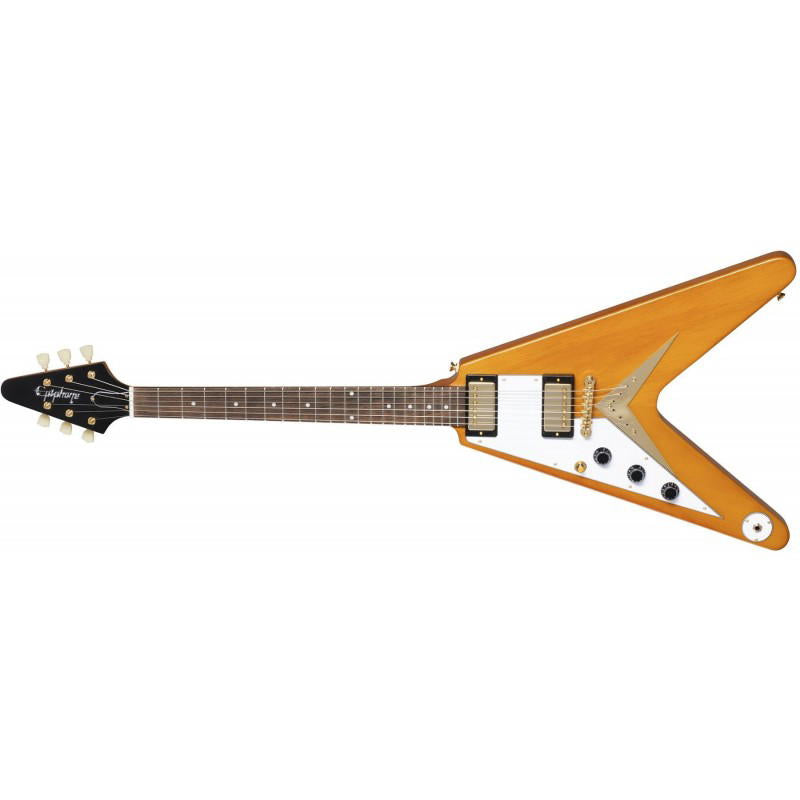 EPIPHONE KORINA FLYING V CON ESTUCHE ZURDO AGED NA