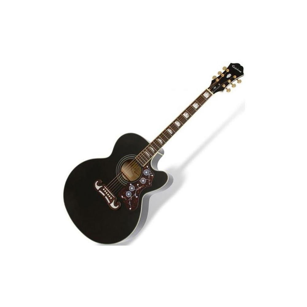 EPIPHONE J-200 EC STUDIO TAPA SOLIDA FISHMAN BLACK